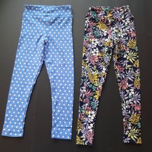 Pair of LulaRoe leggings (girls S-M)